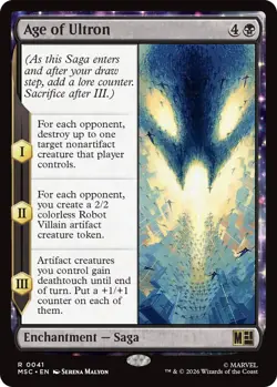 x1 Age of Ultron R MTG Commander: Marvel Super Heroes M/NM, English - Image 1
