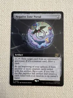 Negative Zone Portal R0445 (Extended Art) Commander: Marvel Super Heroes MTG NM - Image 1