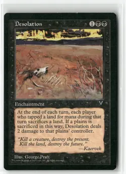 Desolation Uncommon Visions Magic: The Gathering Near Mint - Image 1