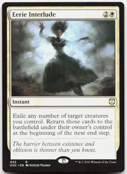 Eerie Interlude 22 Near Mint Commander: Kaldheim Rare Magic: The Gathering - Image 1