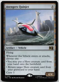 Avengers Quinjet Commander: Marvel Super Heroes 102 NM R - Image 1