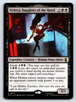 Elektra, Daughter of the Hand R Marvel Super Heroes 97 NM - Image 1