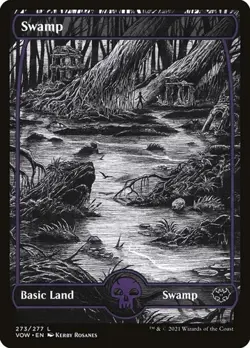 Swamp (#273) - Foil Showcase VOW NM MTG - Image 1