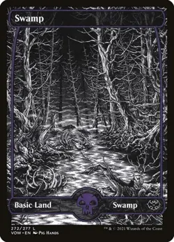 Swamp (#272) - Foil Showcase VOW NM MTG - Image 1