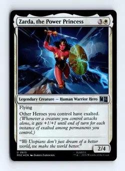 Zarda, the Power Princess (Foil) 0615 (U) MTG Commander: Marvel Super Heroes MSC - Image 1