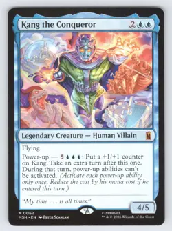 Kang the Conqueror 62 Mythic Marvel Super Heroes Magic: The Gathering Near Mint - Image 1