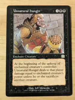 Magic the Gathering MTG Unnatural Hunger Mercadian Masques MMQ - Image 1