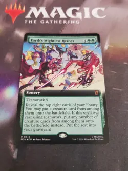 Mtg. Earth's Mightiest Heroes. Foil Extended Art. Marvel Super Heroes. Nm - Image 1