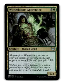 Witherbloom Apprentice 247 Strixhaven: School of Mages MTG Foil NM/M ~A12-82 - Image 1