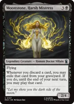 Moonstone, Harsh Mistress *FOIL* - Marvel Super Heroes - 107 - LP/NM - Image 1