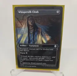 Whispersilk Cloak (Borderless) #119 (NM) Lost Caverns of Ixalan LCC Magic MTG - Image 1