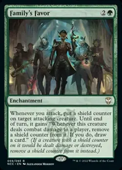 x1 Family's Favor R MTG Commander Streets of New Capenna M/NM, English - Image 1
