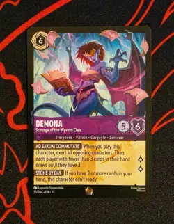 Lorcana Demona - Scourge of the Wyvern Clan x1 LP from Whispers in the Well - Image 1
