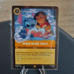 Disney Lorcana TCG Ohana Means Family - Winterspell (11) Legendary - Image 1