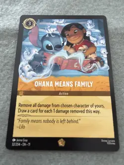 Disney Lorcana TCG Ohana Means Family 32/204 Winterspell (Regular) - Image 2