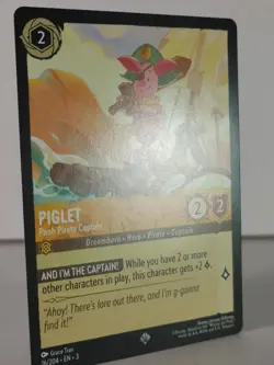 Piglet - Pirate Captain - Super Rare - Into the Inklands #16 - LORCANA - U Pick - Image 4
