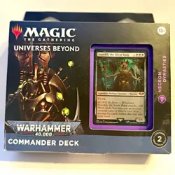 Wizards of the Coast MTG Warhammer 40,000 Necron Dynasties 100-Card Deck - Image 1