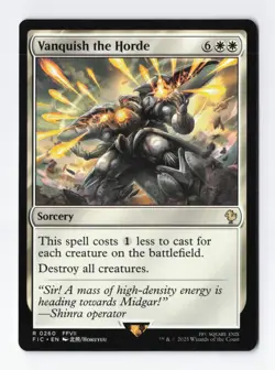 Vanquish the Horde Normal R Final Fantasy MTG Magic the Gathering Card NM - Image 1