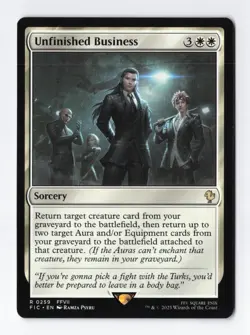 Unfinished Business Normal R Final Fantasy MTG Magic the Gathering Card NM - Image 1
