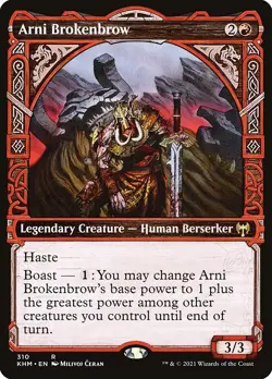 Arni Brokenbrow Foil Kaldheim 310 NM MTG - Image 1
