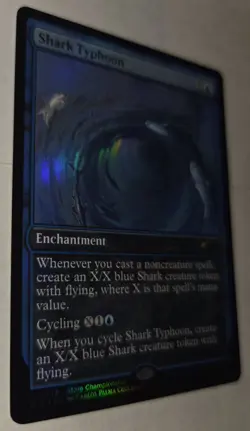 FOIL Shark Typhoon ~ NM ~Game Day & Store Championship GAME MTG - Image 3
