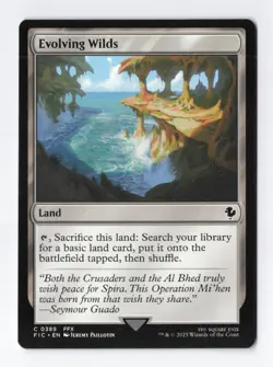 Evolving Wilds Normal C Final Fantasy MTG Magic the Gathering Card NM - Image 1