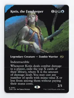 Kotis the Fangkeeper Borderless Normal R Tarkir Dragonstorm MTG Card TCG NM - Image 1