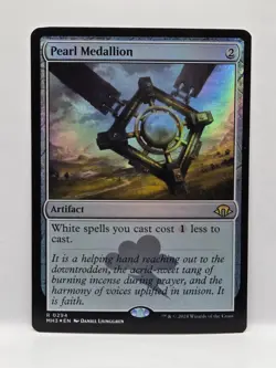 Pearl Medallion 294 R Foil Modern Horizons 3 Magic The Gathering MTG LP - Image 1