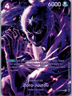 Zoro-Juurou (SP) ST18-004 Legacy of the Master SR Foil NM - Image 1