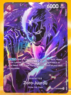 Zoro-Juurou (SP) ST18-004 Legacy of the Master Foil - Image 1