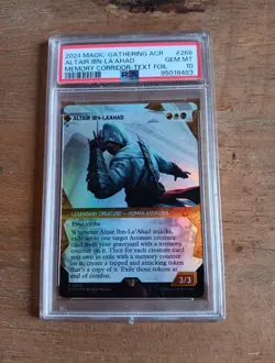 2024 MTG Altair Ibn-La'Ahad #268 Showcase Textured Foil PSA 10 Assassin's Creed - Image 4