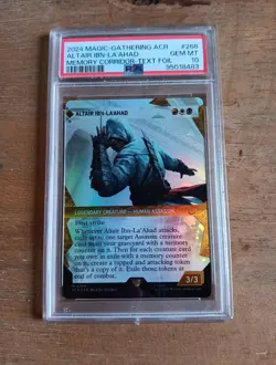 2024 MTG Altair Ibn-La'Ahad #268 Showcase Textured Foil PSA 10 Assassin's Creed - Image 5