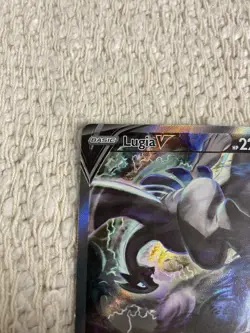 Pokemon Co. Lugia V Alt Full Art Holo Ultra Rare 186/195 Silver Tempest - Image 5