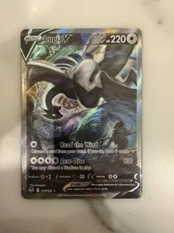 Lugia V 186/195 SWSH Silver Tempest Ultra Rare Alternate Art Pokemon Card - Image 1