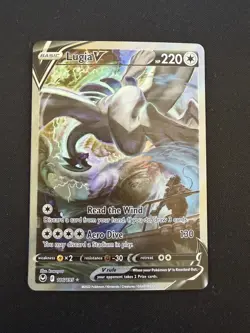 Pokemon TCG Lugia V Silver Tempest 186/195 Holo Ultra Rare - Image 3