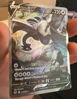 Pokemon Company Lugia V 186/195 Silver Tempest Full Art Ultra Rare Holo 2022 - Image 1