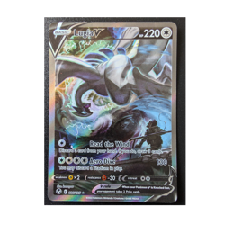 Pokemon Lugia V Ultra Rare Full Art Holo 186/195 Silver Tempest English - Image 1