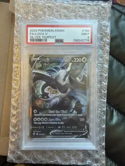 Pokemon TCG Lugia V Silver Tempest 186/195 Holo Ultra Rare - MINT (PSA 9) - Image 4