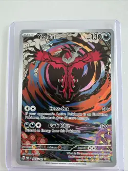 Pokemon TCG Yveltal Paradox Rift Holo Card 205/182 Illustration Rare, Mint/Near - Image 3