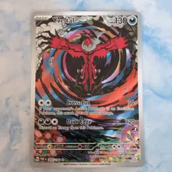 Pokemon TCG Yveltal Paradox Rift Holo Card 205/182 Illustration Rare lp - Image 1