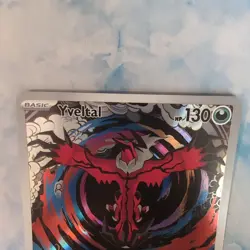 Pokemon TCG Yveltal Paradox Rift Holo Card 205/182 Illustration Rare lp - Image 3