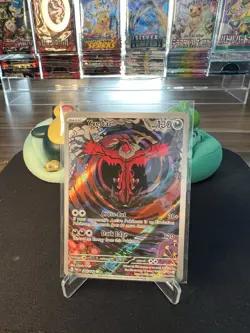Pokemon TCG Yveltal Paradox Rift Holo Card 205/182 Illustration Rare - Image 1
