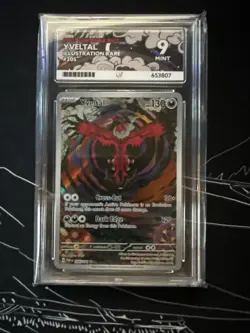 Pokemon TCG Yveltal Paradox Rift Holo Card 205/182 Illustration Rare ACE 9 MINT - Image 1