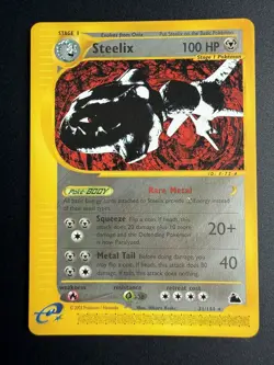 Steelix 31/144 Non Holo Rare Pokemon Card Skyridge Set 2003 - Image 1