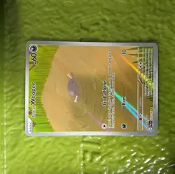 Pokemon Cards Paldean Wooper 221/193 Paldea Evolved Illustration Rare NM - Image 1