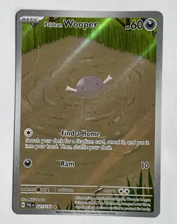 Pokemon Card - Paldean Wooper Paldea Evolved 221/193 Illustration Rare - Image 1