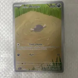 Pokemon Paldean Wooper 221/193 Paldea Evolved Illustration Rare Holo - NM - Image 2