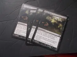 Grave Peril x4 MTG Future Sight Common Black Enchantment LP - Image 1