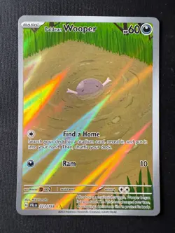 Pokemon TCG Paldean Wooper 221/193 Illustration Rare – Paldea Evolved – NM - Image 2