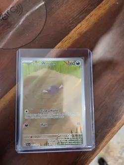 Pokemon TCG Paldean Wooper 221/193 Paldea Evolved Illustration Rare - Image 1
